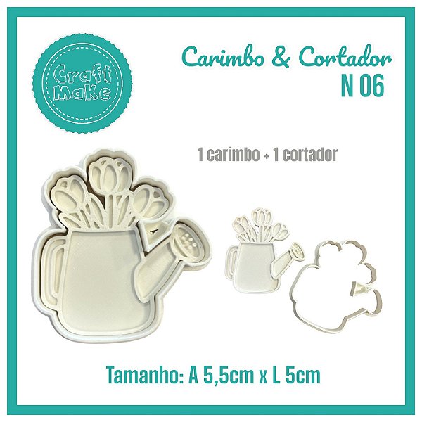 Carimbo & Cortador - N 06 Regador com Tulipas
