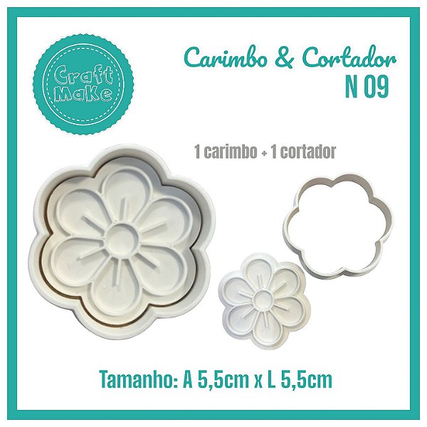 Carimbo & Cortador - N 09 Flor Mimosa