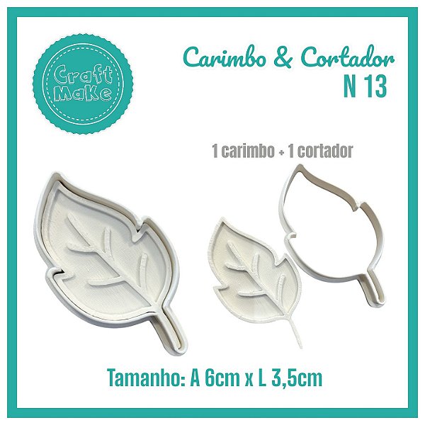 Carimbo & Cortador - N 13 Folha Canadá Mimosa