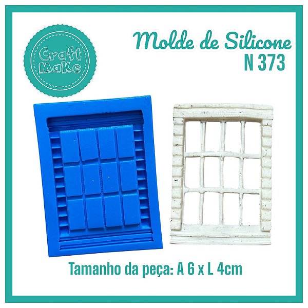 Molde de Silicone - Molde 373 - Janela Romana Q
