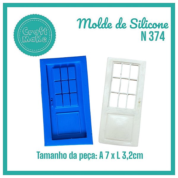 Molde de Silicone - Molde 374 - Porta Romana Q