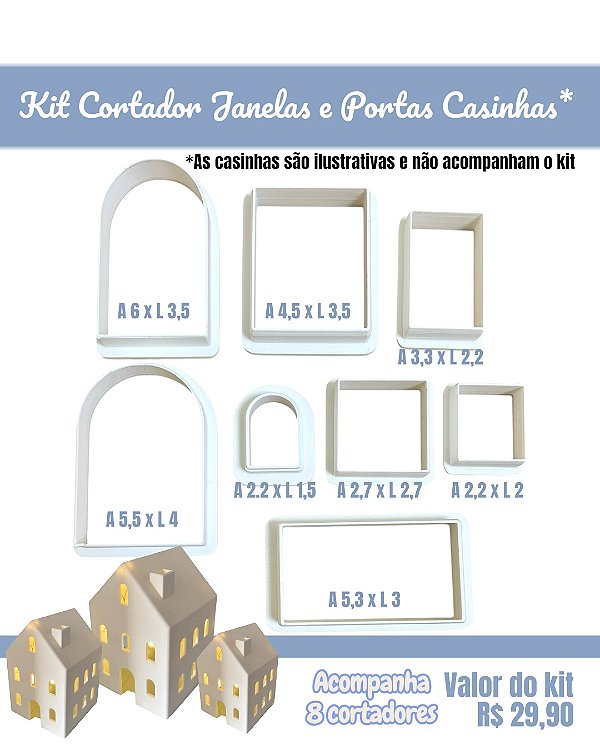 Kit Cortadores - Portas & Janelas
