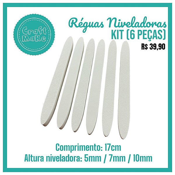 Réguas Niveladoras - 3 tamanhos