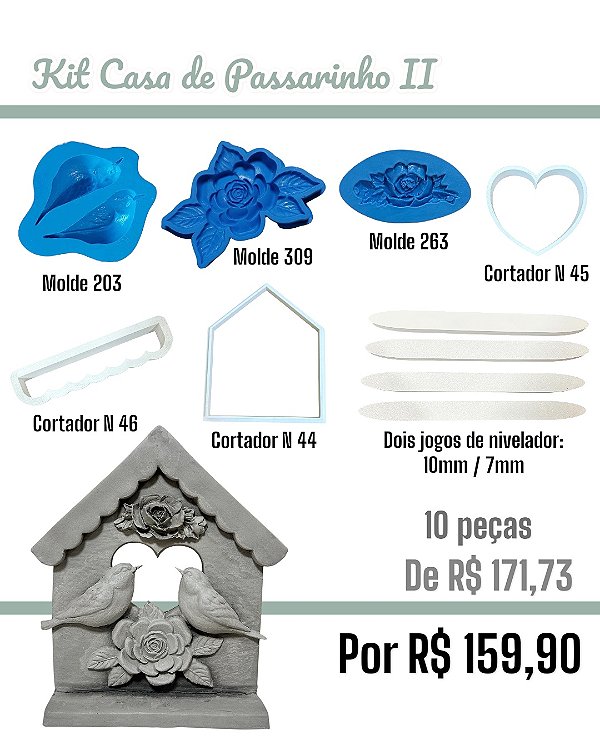 Kit Casinha de Passarinho II