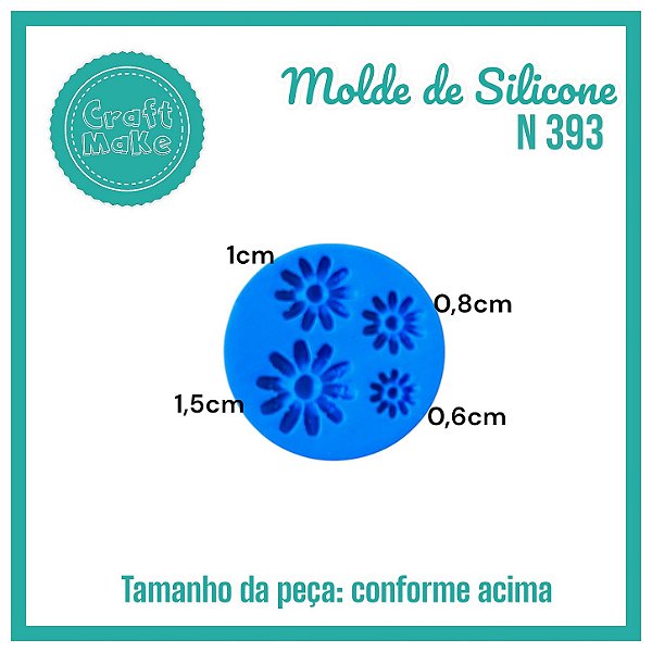 Molde 393 - Mini Flores Romantic