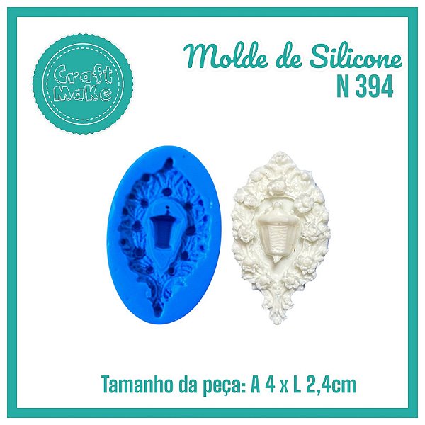Molde 394 - Luminária Floral Romantic