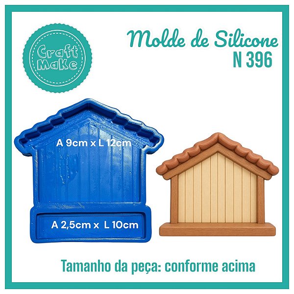 Molde 396 - Casa Presépio (Natal 2026)