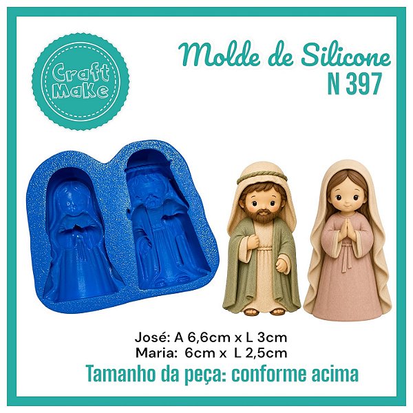 Molde 397 - José e Maria (Natal 2026)