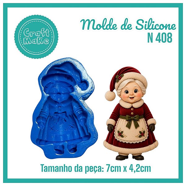 Molde 408 - Mamãe Norma Vintage (Natal 2026)
