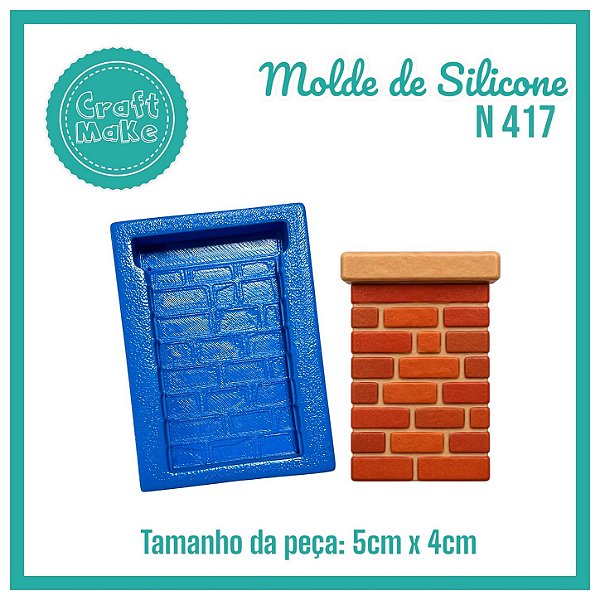 Molde 417 - Chaminé Tijolos (Natal 2026)