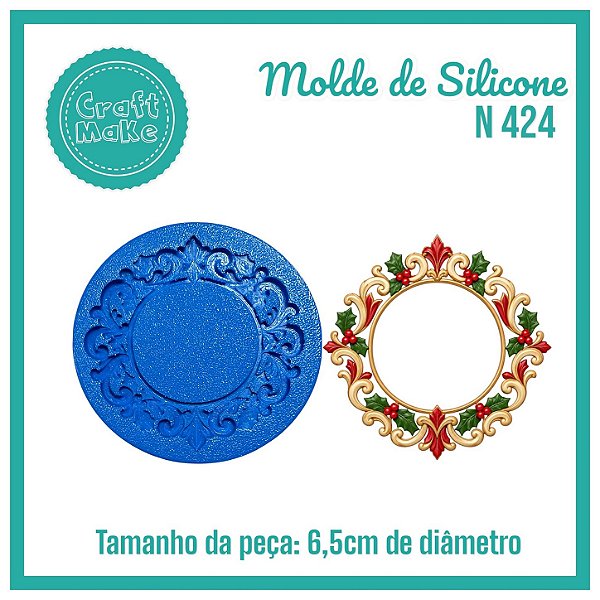 Molde 424 - Moldura Redonda de Natal (Natal 2026)
