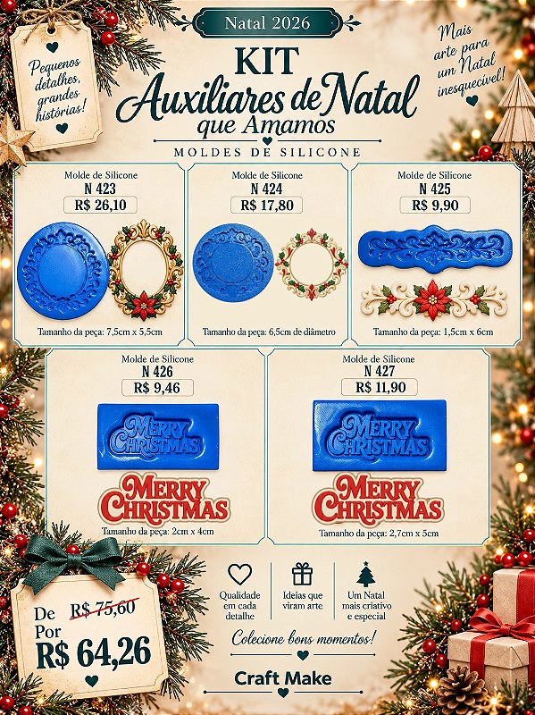 Kit Auxiliares de Natal (Natal 2026)