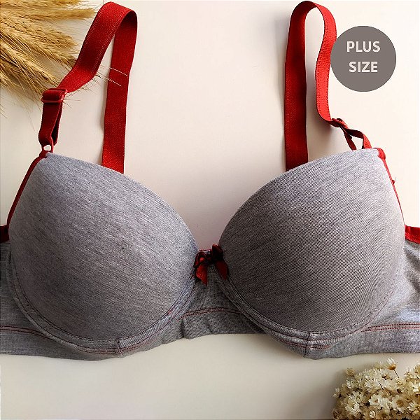 Sutiã Reforçado Papoula Plus Size