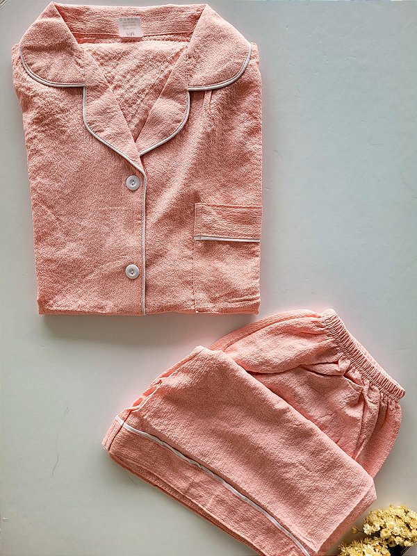 Pijama Americano Liso Short Doll