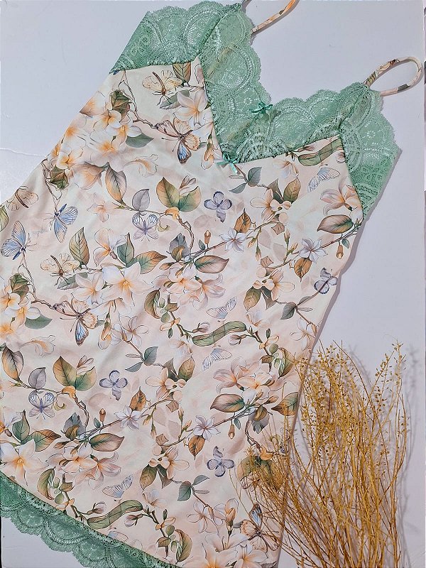 Kit Camisola e Robe Primavera