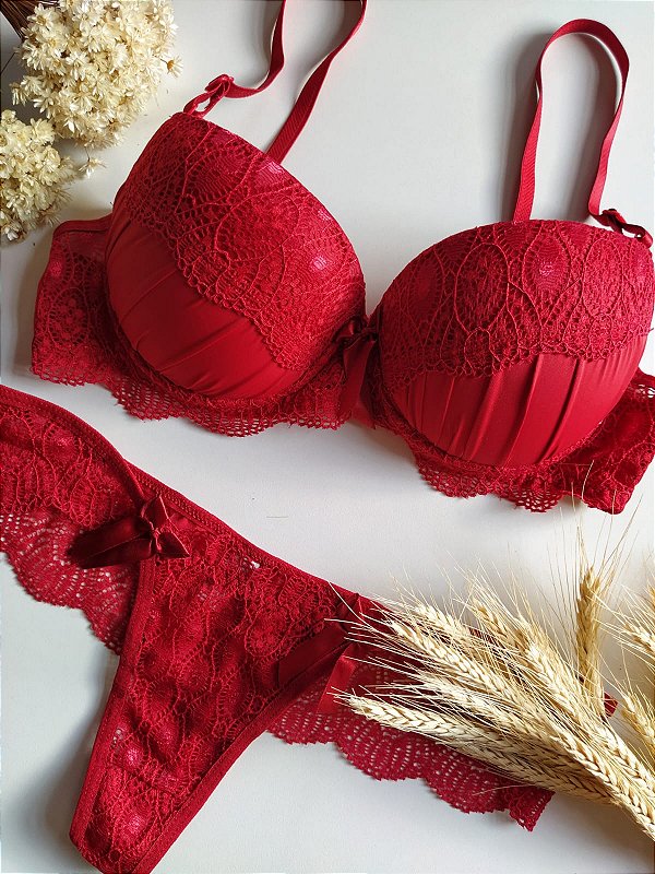 Conjunto Lingerie Tulipa com Bojo