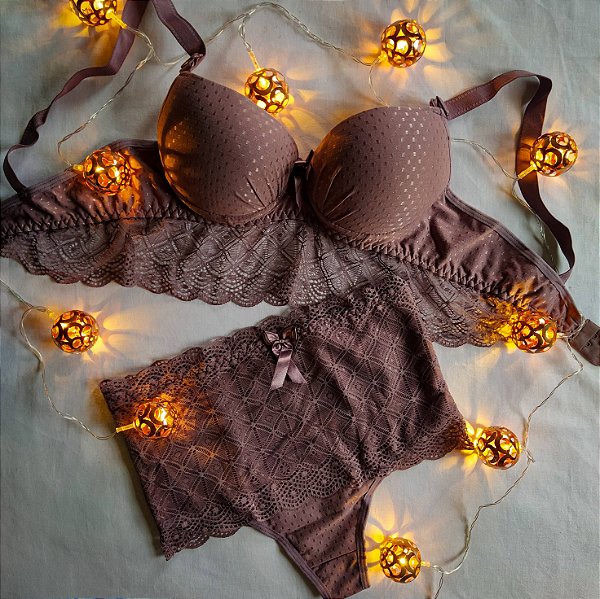 Conjunto Lingerie Dália com Bojo