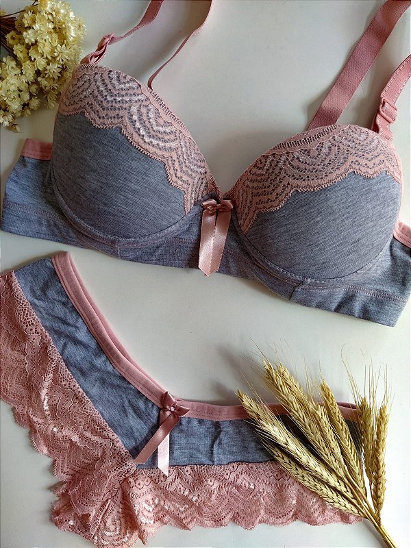 Conjunto Lingerie Verbena com Bojo