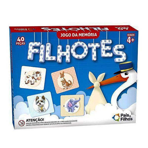 Jogo Infantil de Tabuleiro Xadrez Pais e Filhos 1155 - CORDEIRO HOME