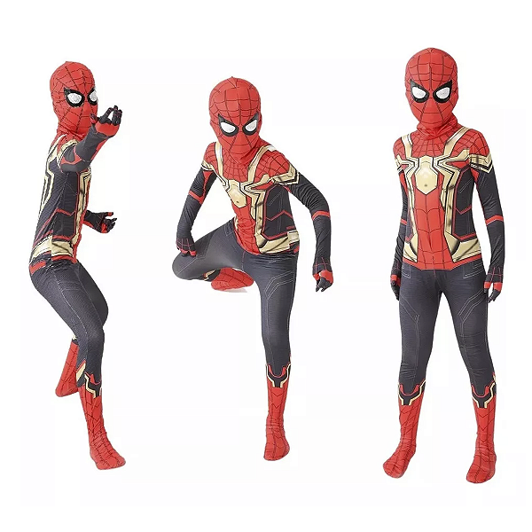 Fantasia Homem Aranha de Ferro - Vingadores