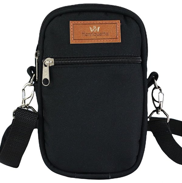 Shoulder Bag Bolsa Feminina Tiracolo Henriquetta- Preta