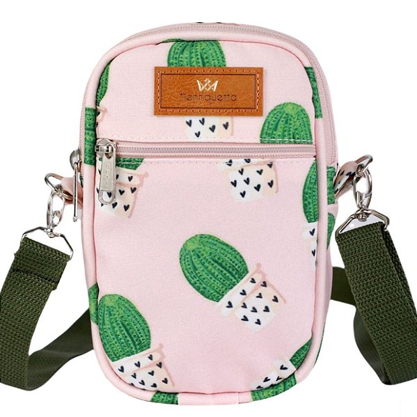Shoulder Bag Bolsa Feminina Tiracolo Henriquetta- Cacto Rosa