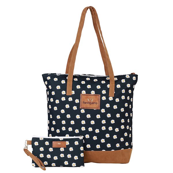 Bolsa Feminina Dame Henriquetta - Margarida Preta