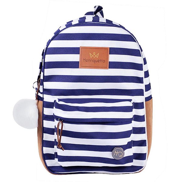 Kit Mochila Feminina Marquize Henriquetta - Listra Azul