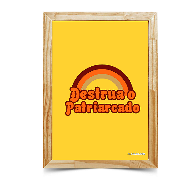 PRINT "DESTRUA O PATRIARCADO" A4