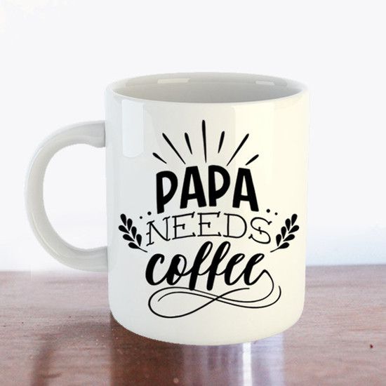 Caneca PAPA NEEDS COFFEE