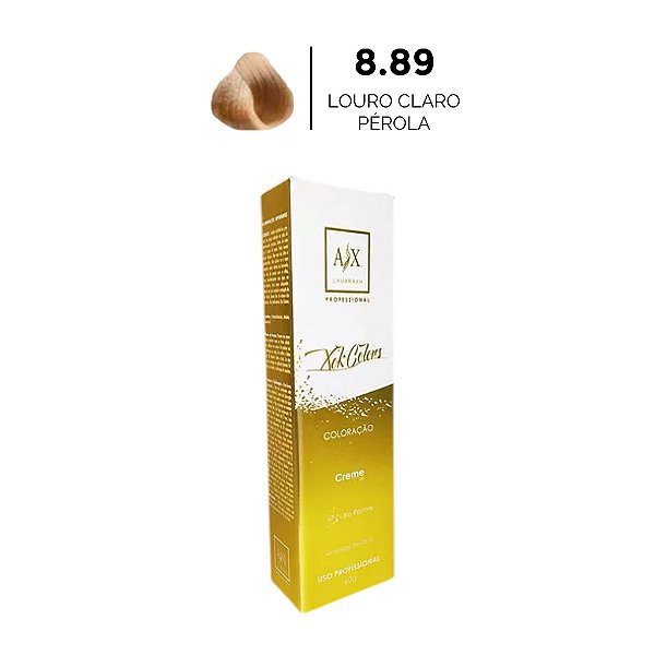 COLORAÇÃO 8.89 LOURO CLARO PÉROLA LAUARRAH