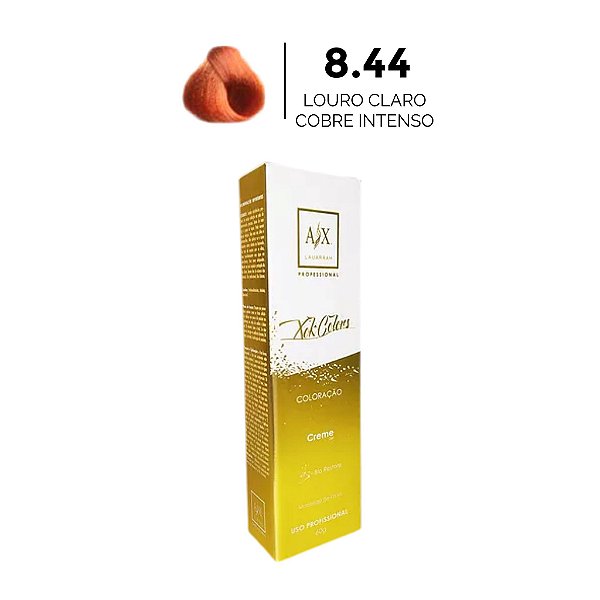 COLORAÇÃO 8.44 LOURO CLARO COBRE INTENSO LAUARRAH