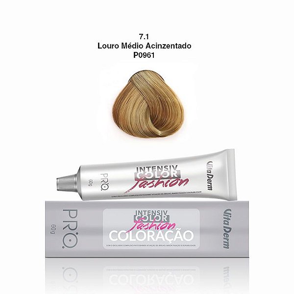 COLORAÇÃO 7.1 LOURO MÉDIO CINZA