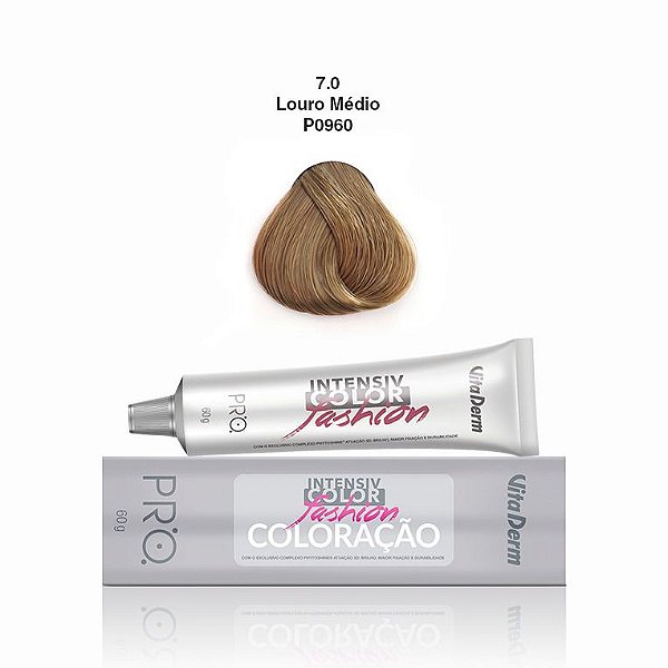 COLORAÇÃO 7.0 LOURO MÉDIO VITA DERM