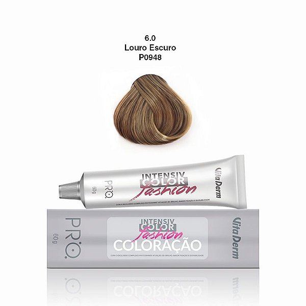 COLORAÇÃO PROISSIONAL 6.0 LOURO ESCURO VITA DERM