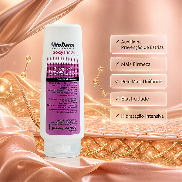 Vita Derm StraImpact Creme Antiestrias Corporal 200g