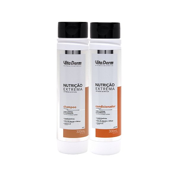 Vita Derm Kit Nutrição Extrema Shampoo e Condicionador
