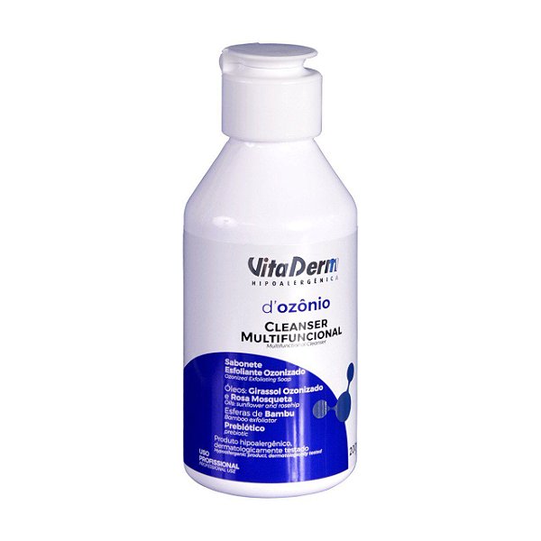 CLEANSER MULTIFUNCIONAL D’OZÔNIO  200ML VITA DERM