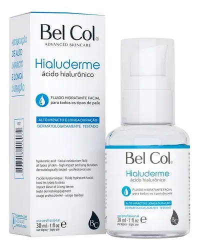 Bel Col Hialuderme Fluido HIdratante Facial 30ml