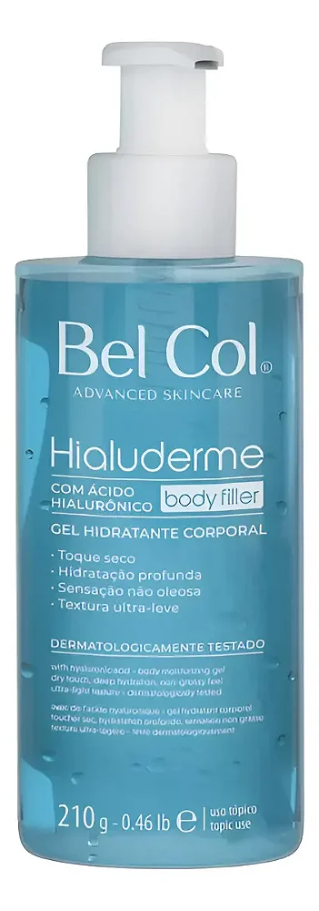 Bel Col Hialuderme Body Filler Gel Hidratante Corporal 210g