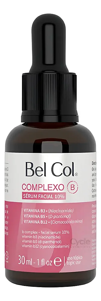 Bel Col Complexo B Sérum Facial 30ml Para Peles Secas e Normais