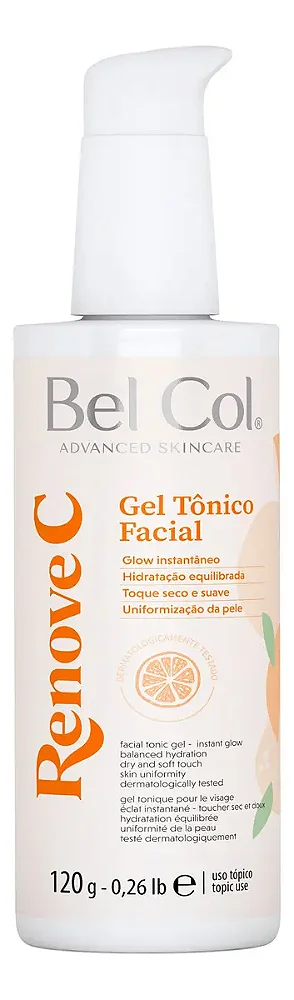 Bel Col Renove C Gel Tônico Facial com Vitamina C 120g
