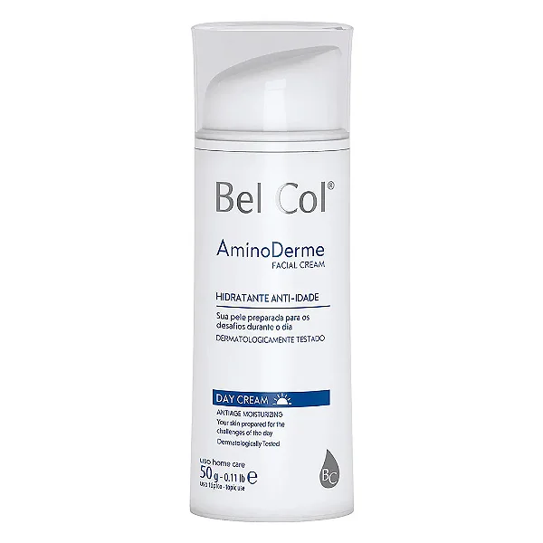 Bel Col Aminoderme Day Creme Hidratante Facial Dia 50g