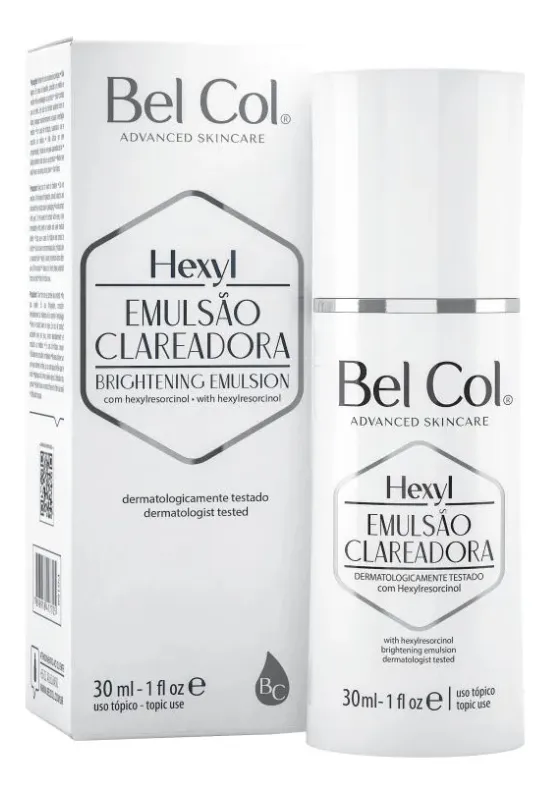 Bel Col Hexyl Emulsão Clareadora Facial 30ml