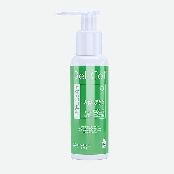 Bel Col Tri Clear Sabonetes Para Peles com Acne 100ml