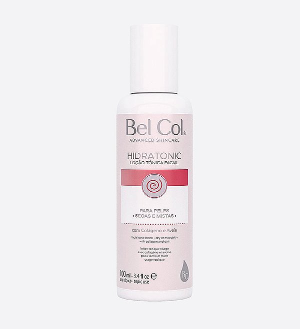 Bel Col HidraTonic Loção Tônica Facial Para Pele Mista 100ml