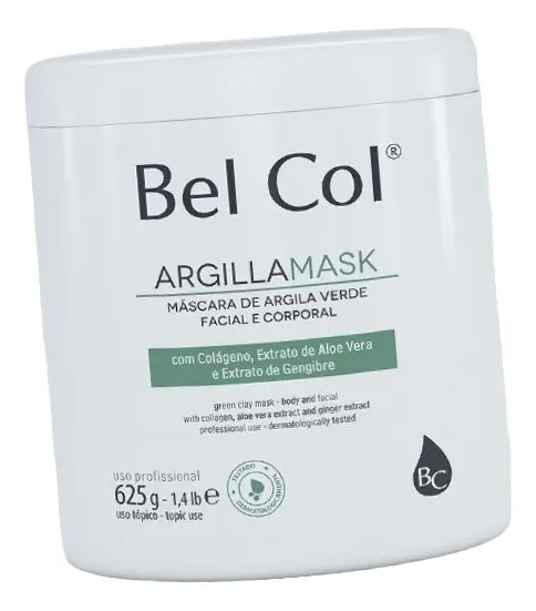Bel Col ArgilaMask Máscara de Argila Verde Facial 625g