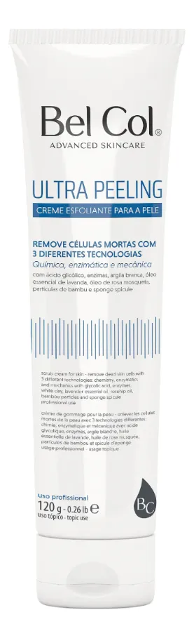 Bel Col UltraPeeling Creme Esfoliante Para Pele Facial e Corporal 120g