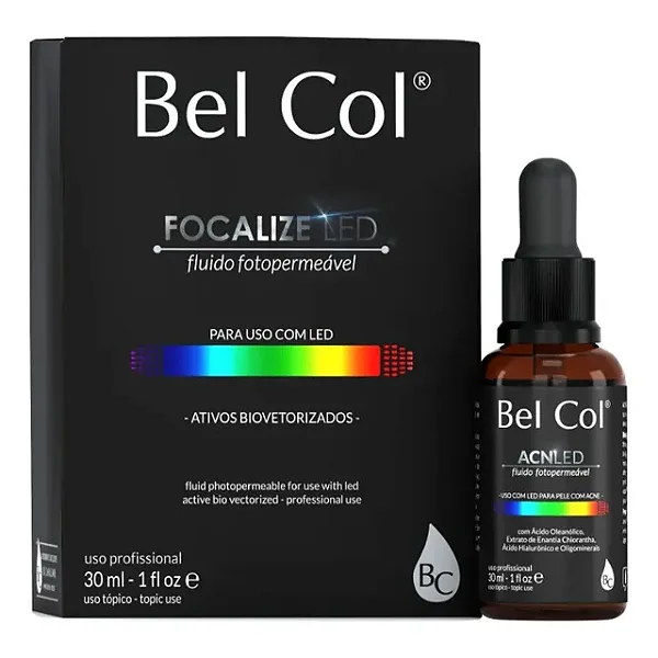 Bel Col FocalizeLed AcnLed Fluido Para Uso Peles com Acne 30ml