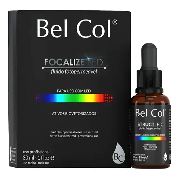 Bel Col FocalizeLed StructLed Fluido Para Uso de Pele Envelhecida Facial 30ml